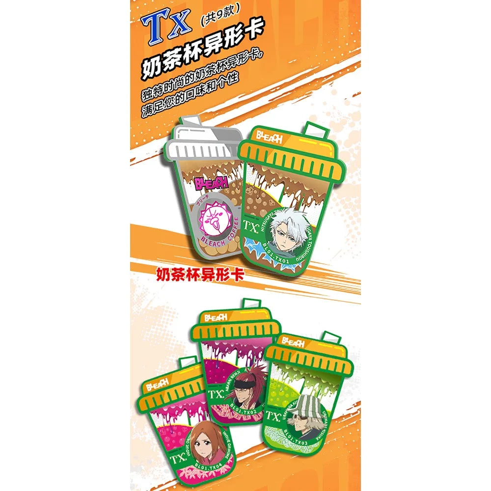 Bleach Collection Card Japanese Combat Anime Protagonist Kurosaki Ichigo Kuchiki Rukia Creative Puzzle Card Kid's Surprise Gift