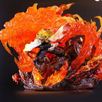 Demon Slayer Rengoku Kyoujurou Agatsuma Zenitsu Kochou Shinobu Multi Headed Carving Garage Kit Decorative Desktop Ornament Model