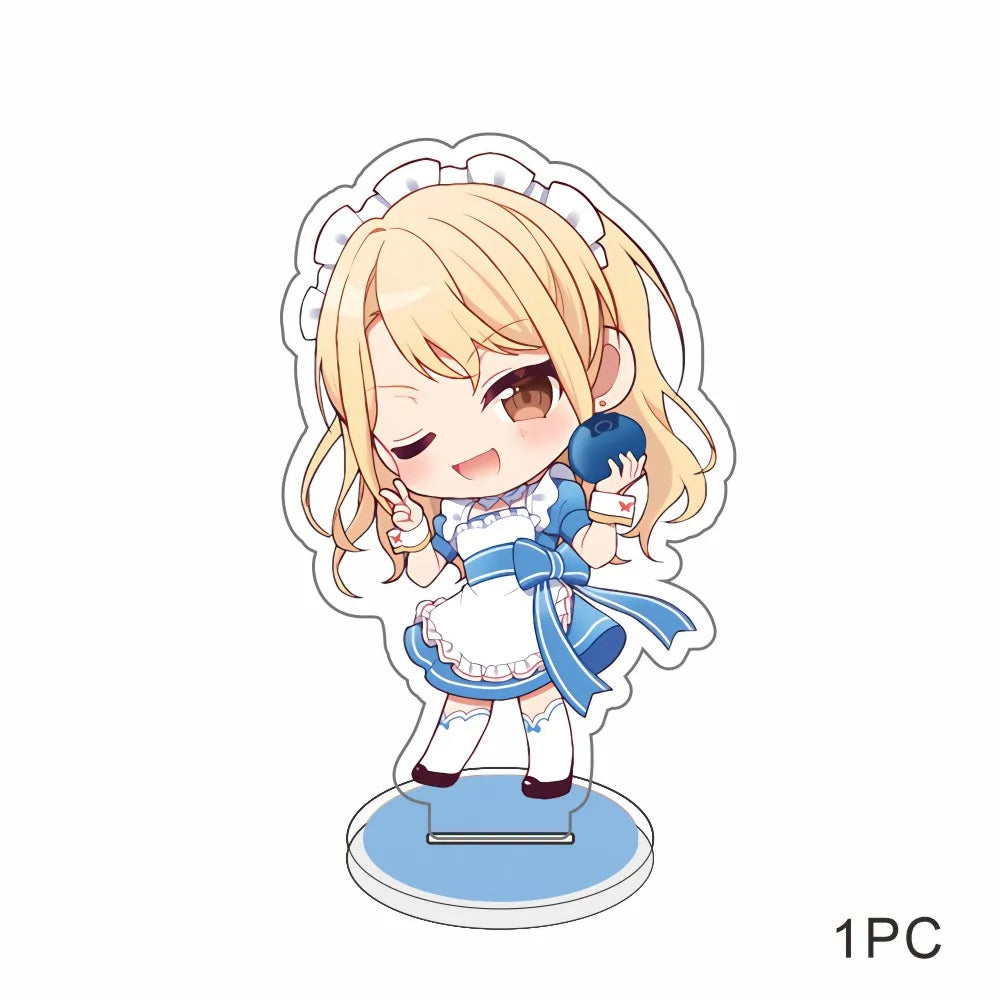 BanG Dream!  Anime Acrylic Figures Stand Model Friends Keychain Fans Gifts Sakiko Soyo Display Keychain Ornaments Sweet Girl