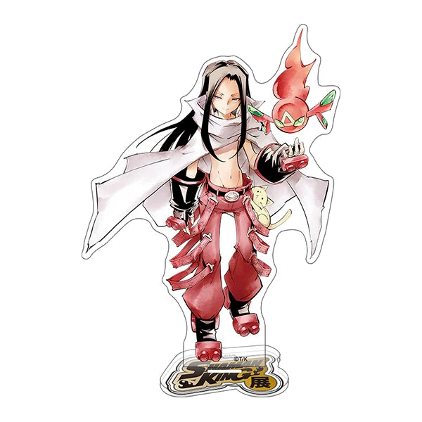 Anime SHAMAN KING Acrylic Keyring Model Figure Yoh Asakura Amidamaru Anna Kyoyama Cosplay Model Plate Desk Decor Prop Xmas Gift