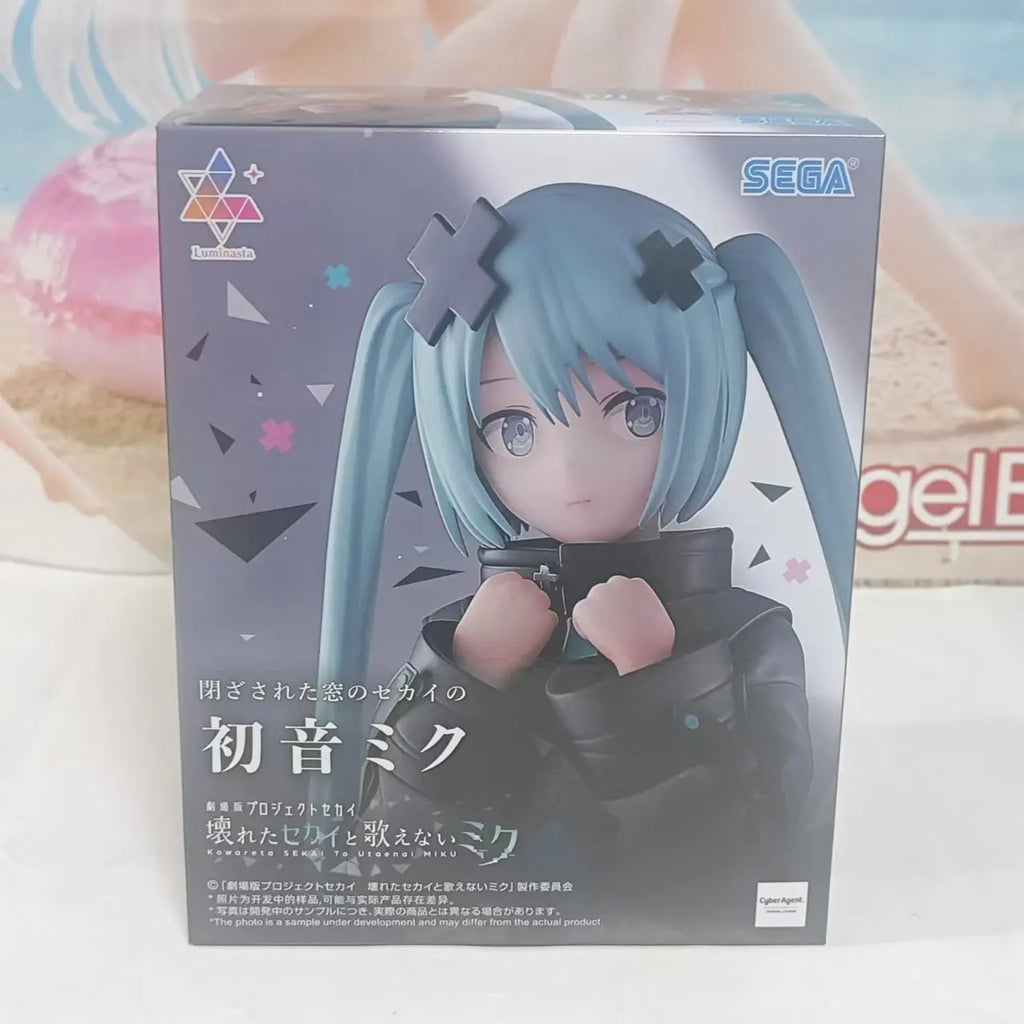 Original SEGA Luminasta Hatsune Miku Project Sekai: The World That Has Crumbled And Miku Who Cannot Sing Anime Figure Action