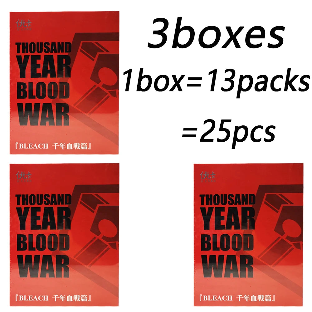 Anime Bleach Collection Cards Kuchiki Byakuya Kurosaki Ichigo Ink Wash Style Visual Arts Character Hot Stamping Gold Cards Gifts