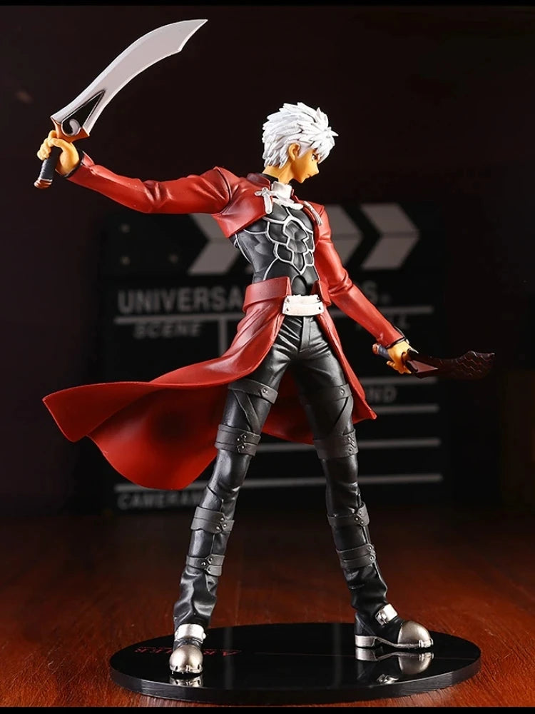 Fate/EXTRA Emiya Shirou Archer Gilgamesh Mumei Ver. PVC Action Figure Toys Saber Alter Archer Blade Sword