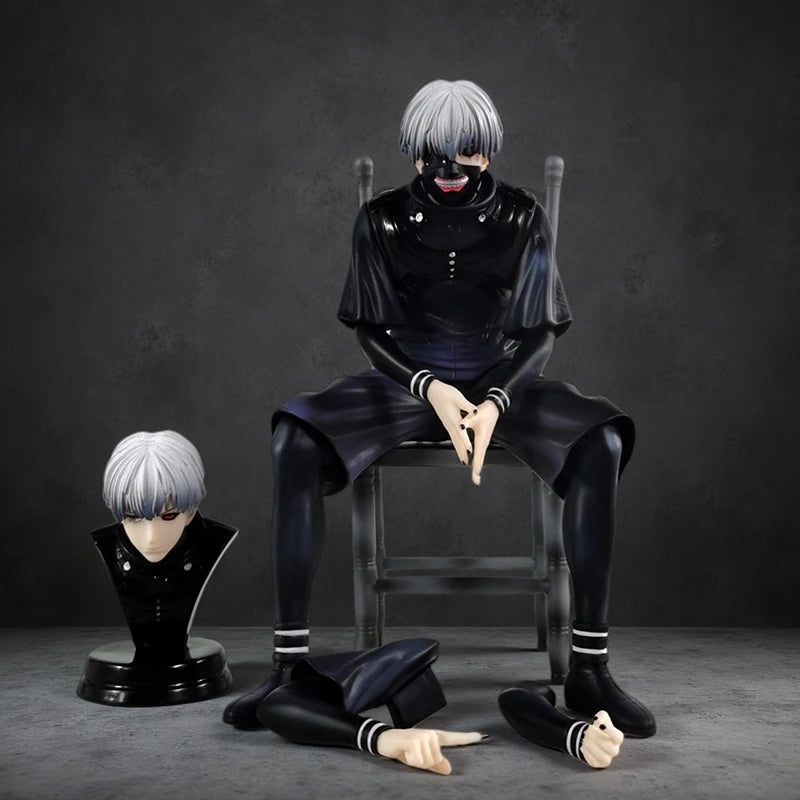 Kaneki Ken Figures Tokyo Ghoul Figure Anime Peripherals Statue Pvc Two Headed Models Collection Statue Toys Girls Birthday Gifts