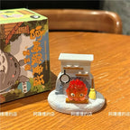 Totoro Blind Box Anime Figure By Miyazaki Wind Elf Glowing Night Light Mystery Box Decor Birthday Gift Collectible Kid Toy