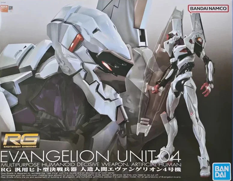 In Stock Bandai Original Genuine RG EVANGELION UNIT-00 -01 -02 -03 -04 -06 -08 Anime Action Figure Model Toys Gifts Collectible