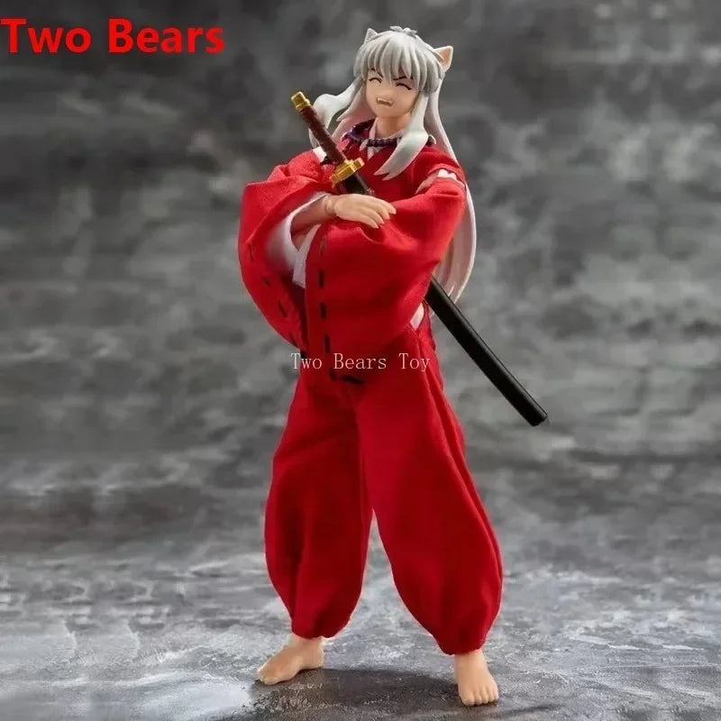 In Stock GT Model Inuyasha 1/12 Sesshoumaru Anime Action Figure SHF Toys Collection Hobby Gift