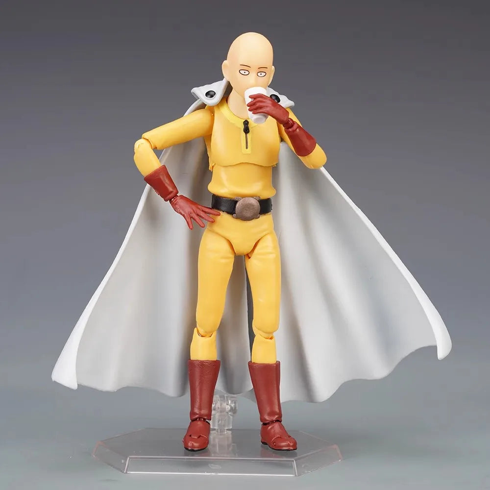Anime Saitama One Punch Man Figma 310 PVC Action Figure Collectible Model Toys