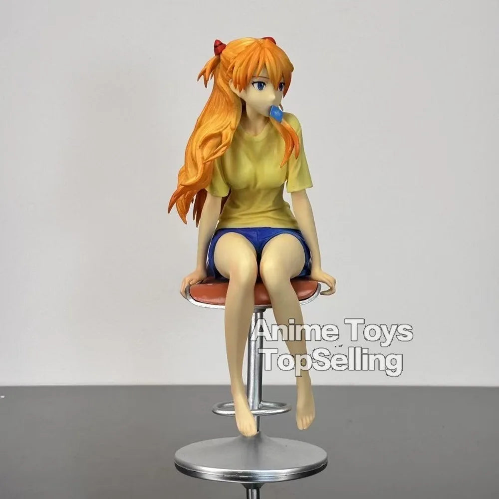22cm Anime New Century Evangelion Figure Asuka Langley Soryu Action Figures Pvc Collection Model Toys for Gifts