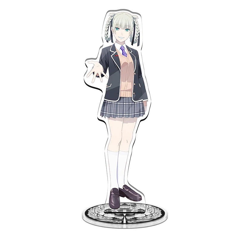 Anime Kakegurui Acrylic Stand figure Yumeko Jabami/Mary Saotome/Kirari Momobami Stand Plate Cosplay Prop Decor Cartoons Gifts