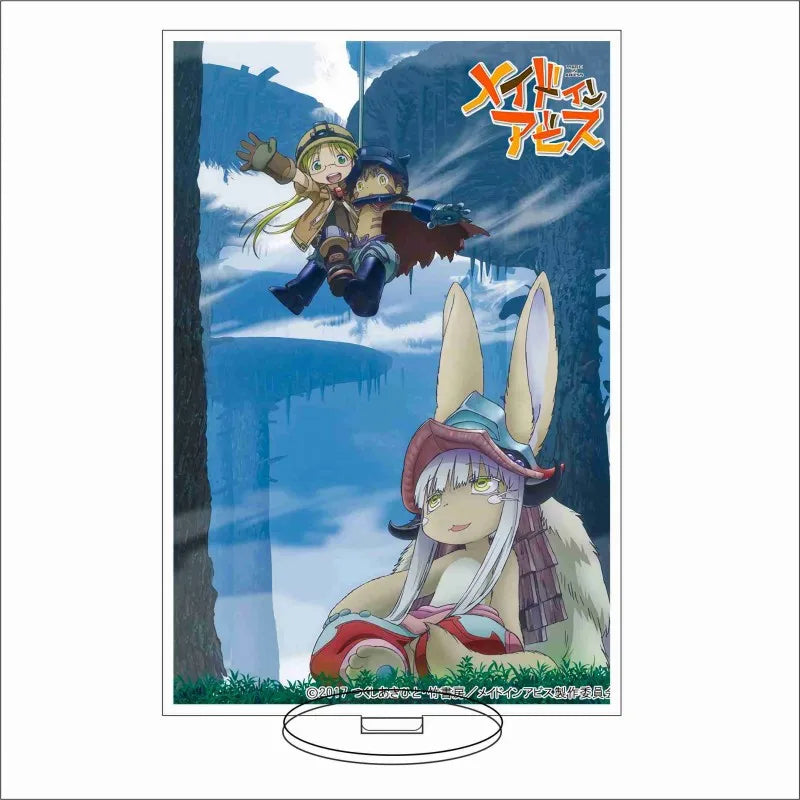 Made In Abyss Anime Acrylic Stand Model Figures Riko Nanachi Cosplay Creative Model Plate Desk Decor Cute Standing Sign Gifts