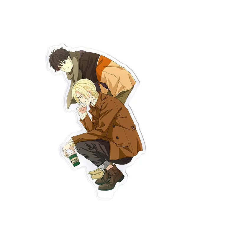 Anime Banana Fish Hot Couple  Acrylic Stand Model Plate Decoration Originality Desk Figure Display Fans Gift Products Classic‌