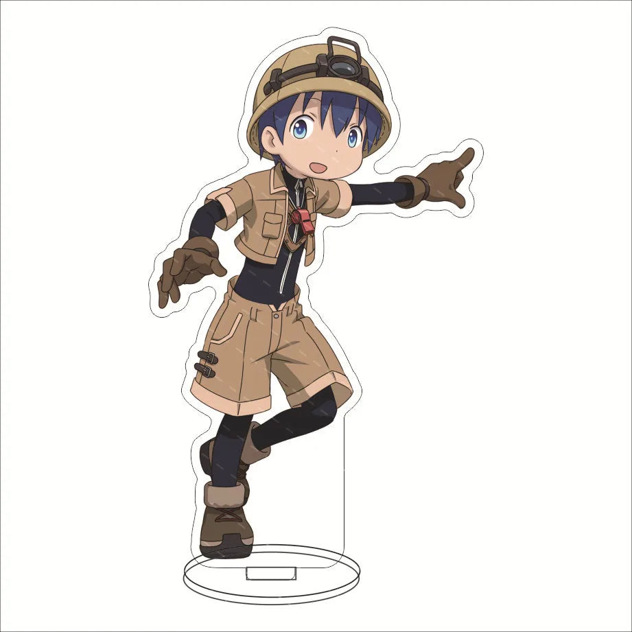 Made In Abyss Anime Acrylic Stand Model Figures Riko Nanachi Cosplay Creative Model Plate Desk Decor Cute Standing Sign Gifts
