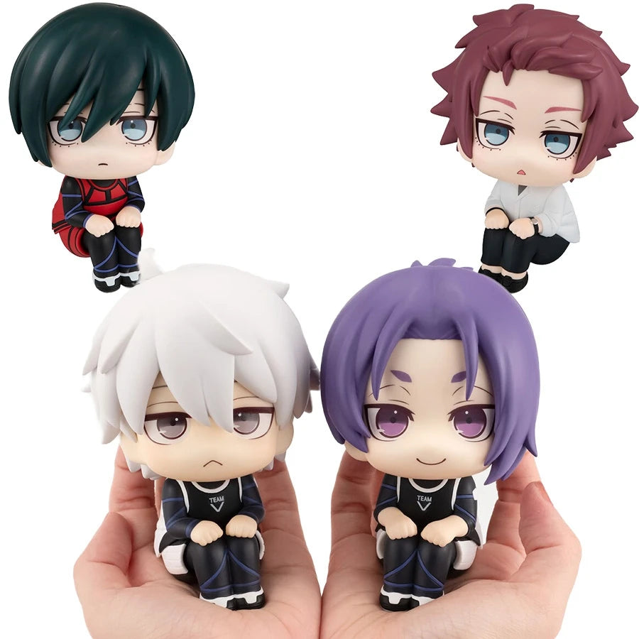 9cm Blue Lock Anime Figure Q Version Nagi Seishirou Action Figure Kawaii Isagi Yoichi Figurine PVC Collection Model Doll Toys