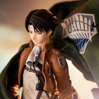 HobbyMax Attack on Titan Shingeki no Kyojin Levi Ackerman Eren Yeager Anime PVC Action Figure Toy Statue Collection Model Doll