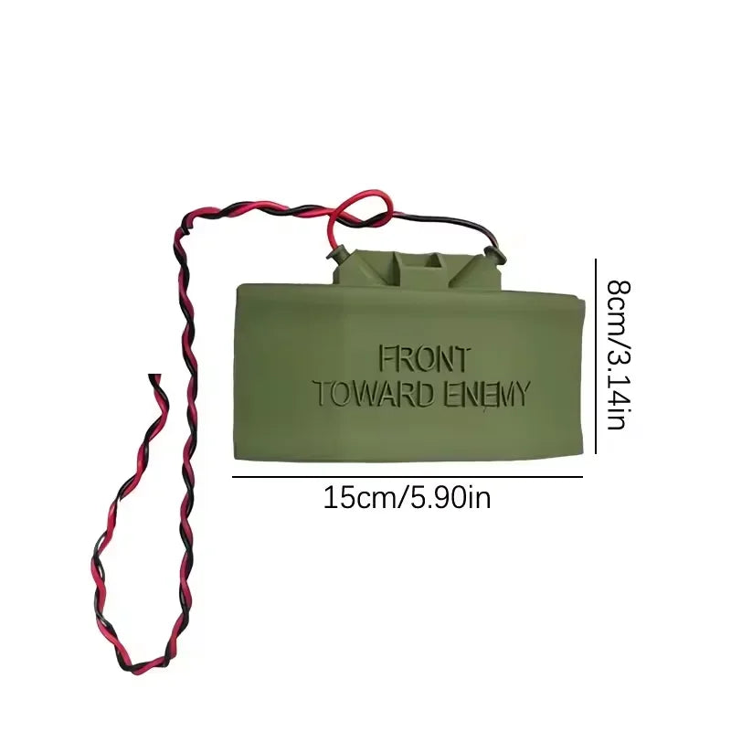 Fake Claymore Mine Doorbell Prank - Funny Prop Replica for Home Decoration & Party Gift Idea