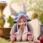 Original FuRyu Made in Abyss Retsujitsu no Ougonkyou Nanachi Action Figurine Noodle Stopper Figure PVC Model Collection Doll