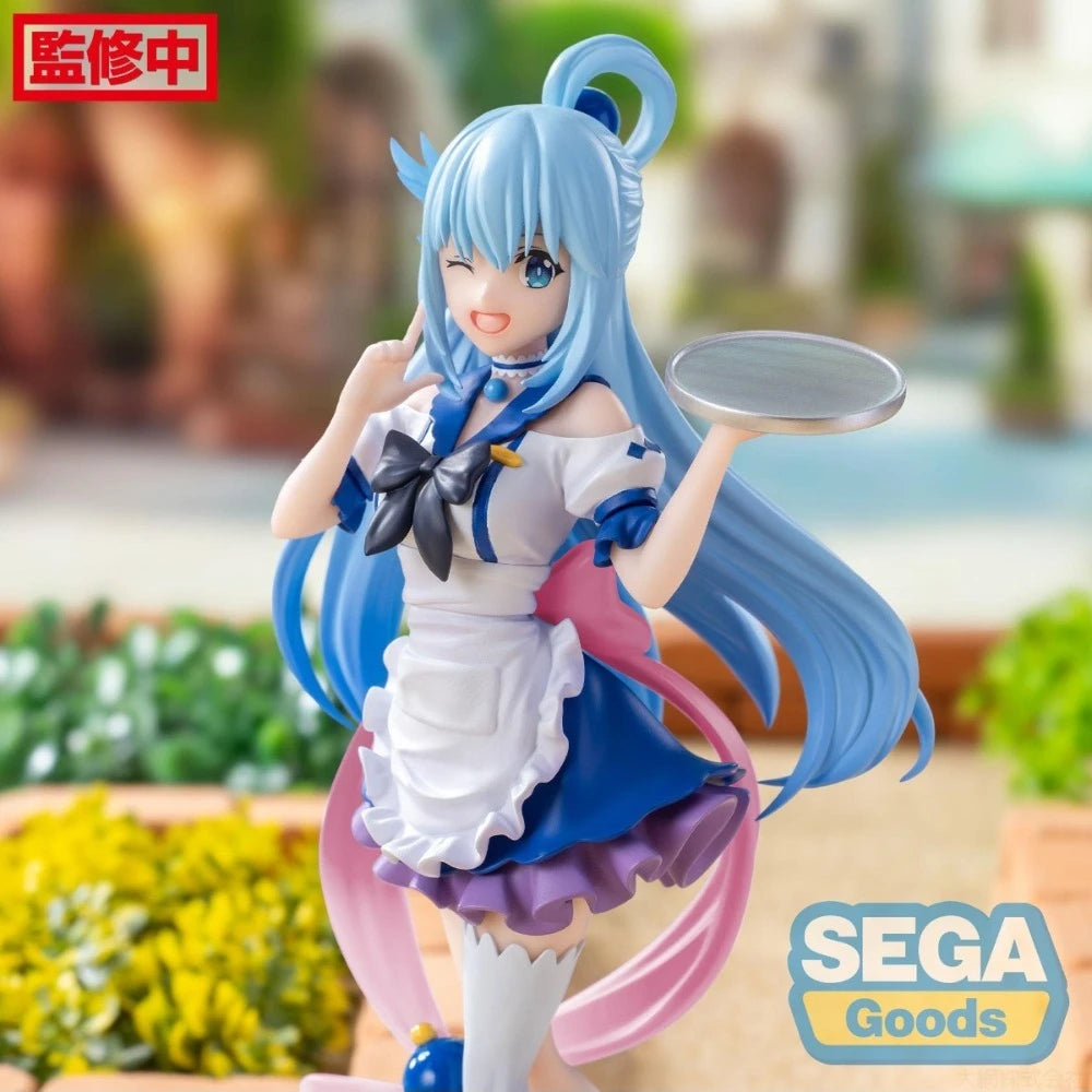 In Stock SEGA Original Genuine Anime Kono Subarashii Sekai Ni Shukufuku O! 3 Aqua Luminasta 18cm Collections Model Toy Figures