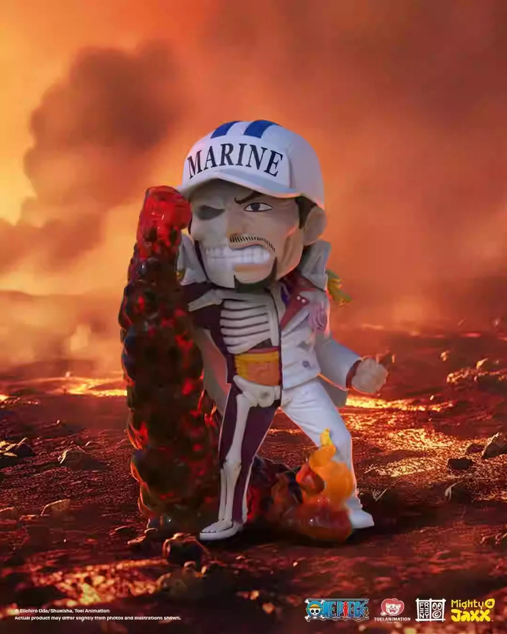 Mightyjaxx One Piece 8th Generation Navy Admiral Authentic Collectible Anime Figure Blind Box Half Dissection Series Trendy Gift