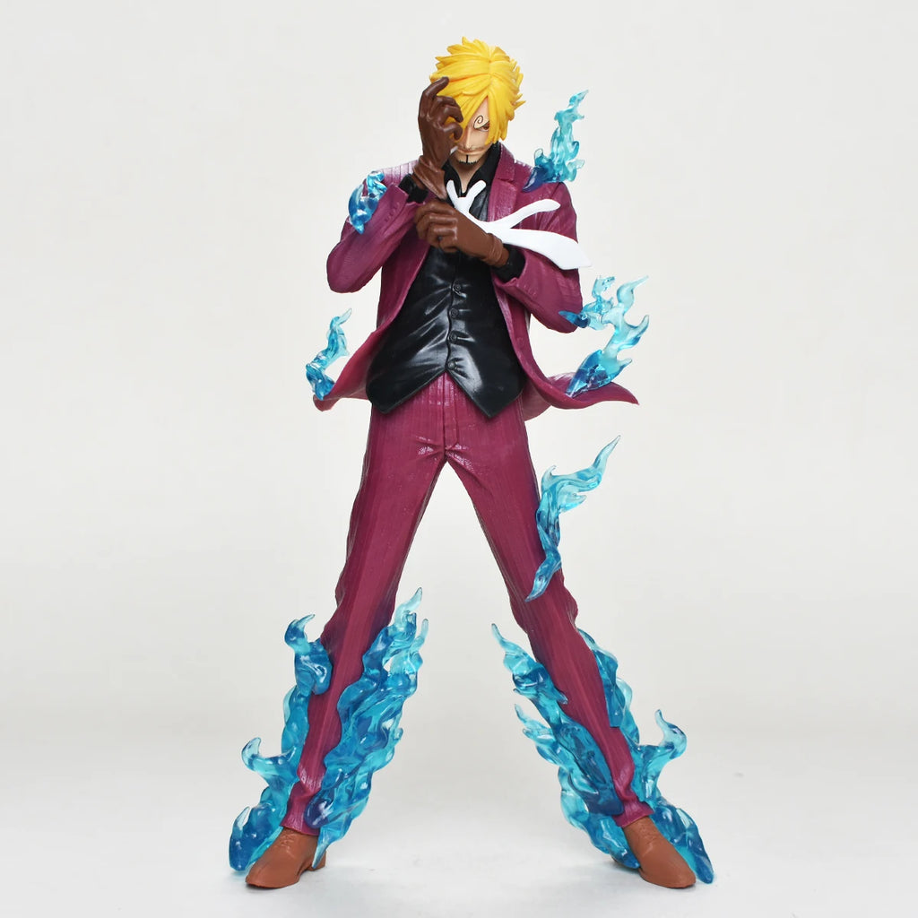 25cm/9.8in Anime One Piece Figure Sanji Action Figure Collectible Model Statue Toy Gift