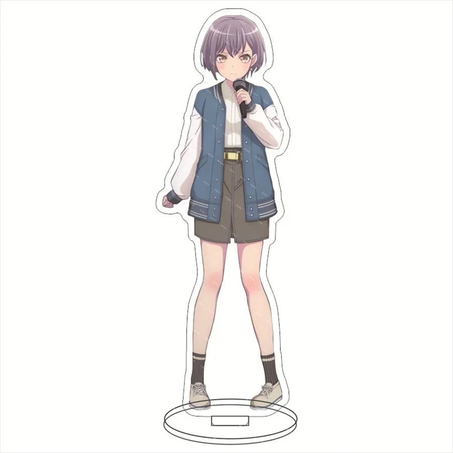 Anime Figure BanG Dream Maruyama Aya Sayo Hikawa Cosplay Acrylic Stand Model Plate Desk Decor Standing Sign Keychain Gifts