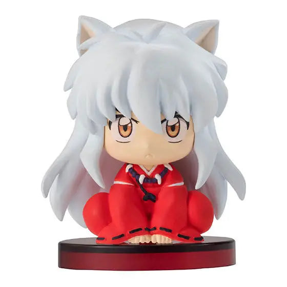 Inuyasha Action Figure Model Sitting Series Anime Peripheral Products Kagome Kikyo Sesshoumaru Rin Gashapon EX CASHAPON ORIGINAL