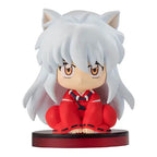 Inuyasha Action Figure Model Sitting Series Anime Peripheral Products Kagome Kikyo Sesshoumaru Rin Gashapon EX CASHAPON ORIGINAL