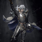 9cm/15cm/19cm/25cm Grieffith Berserk 3D Printed White Figurines DIY Painting Miniatures Figurines Collection Models