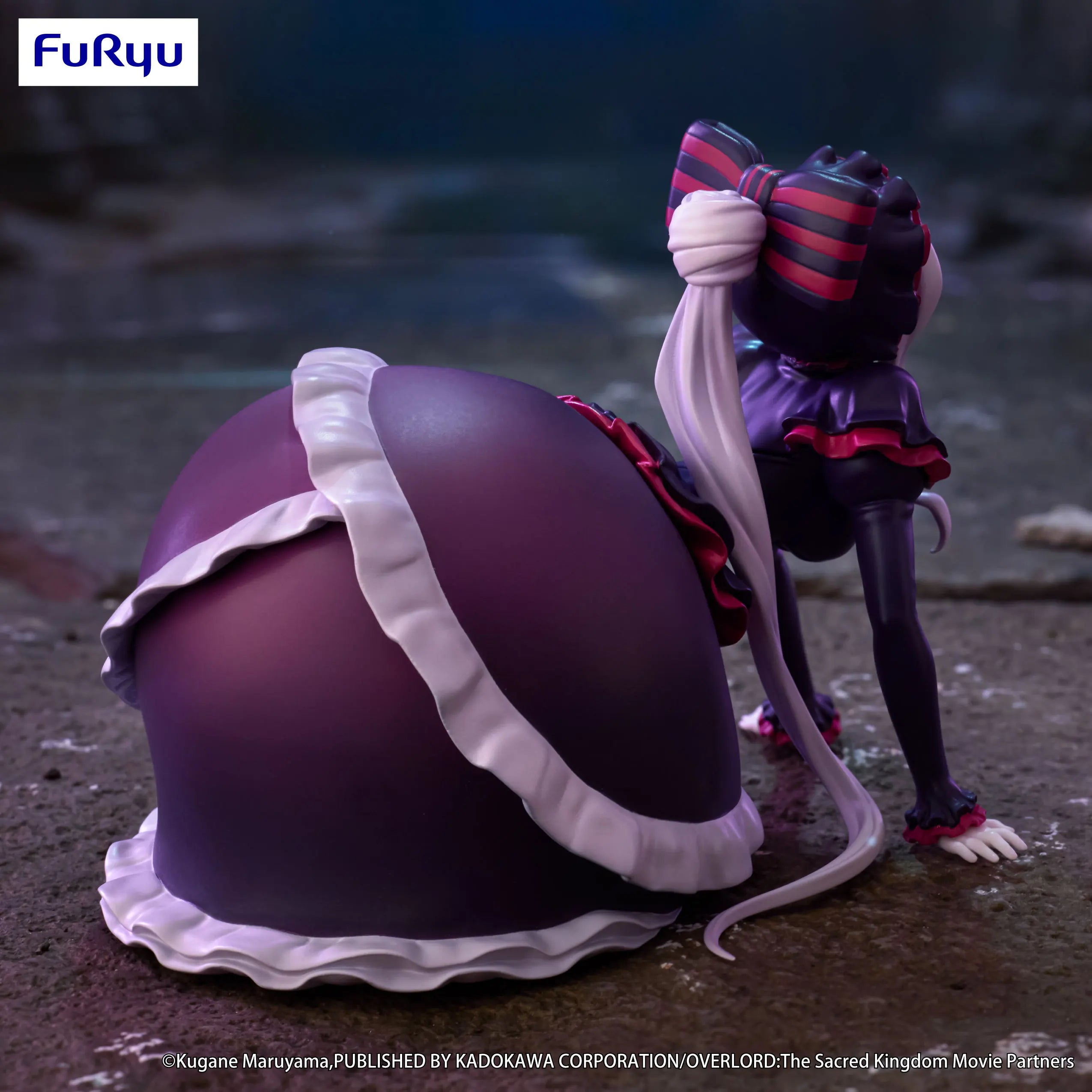 Original OVERLORD Shalltear Bloodfallen FuRyu Noodle Stopper PVC Model Collection Action Figurine Doll Gift