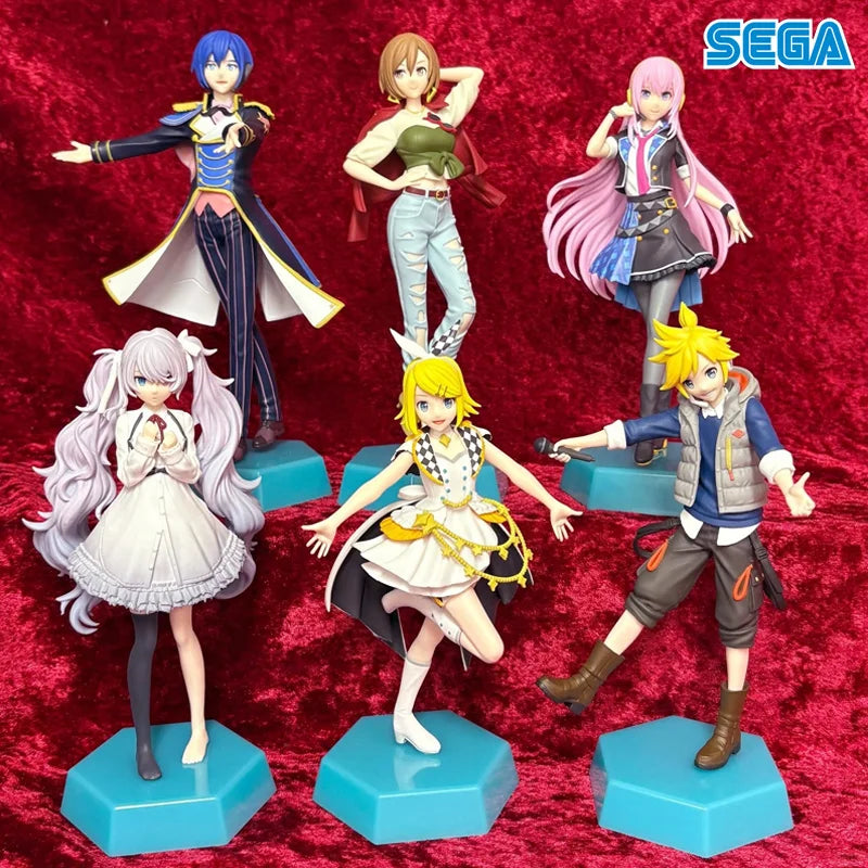 In Stock Genuine Sega Project Sekai: Colorful Stage! Decorate Collections Hatsune Miku Meiko Rin Len Kaito  Collectibles Model