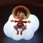 Hot One Piece Anime Blind Box Series Night Light Toys Luffy Zoro Nami Sanji Chopper Figures Sweet Dream Led Mystery Box Ornament
