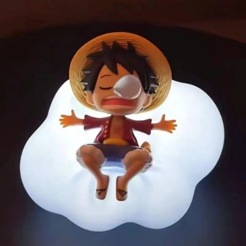 Hot One Piece Anime Blind Box Series Night Light Toys Luffy Zoro Nami Sanji Chopper Figures Sweet Dream Led Mystery Box Ornament