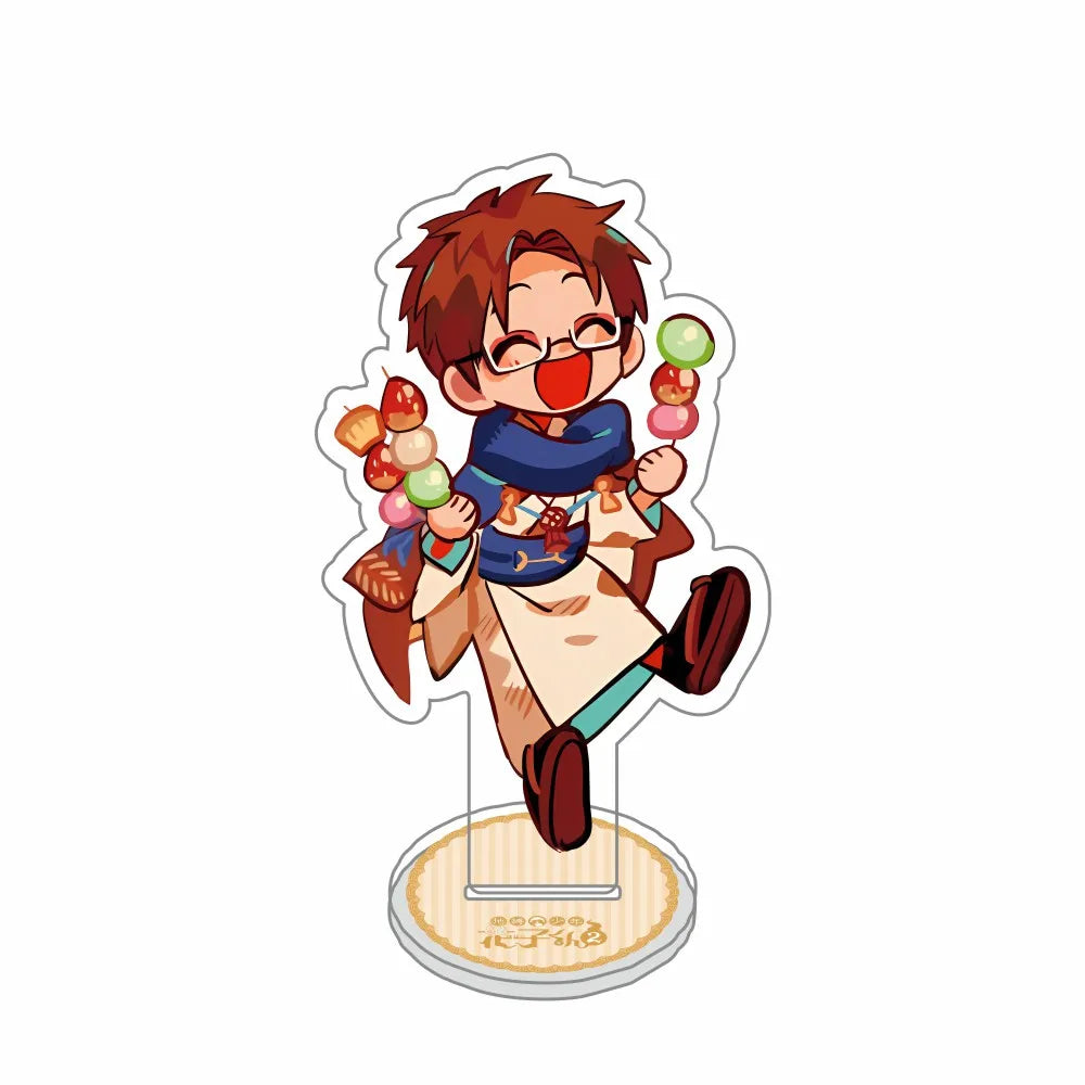 Anime Keychain Toilet-bound Hanako-kun Yugi Amane Yashiro Nene Minamoto Kou Acrylic Stand Model Figure Cosplay Plate Fans Gifts
