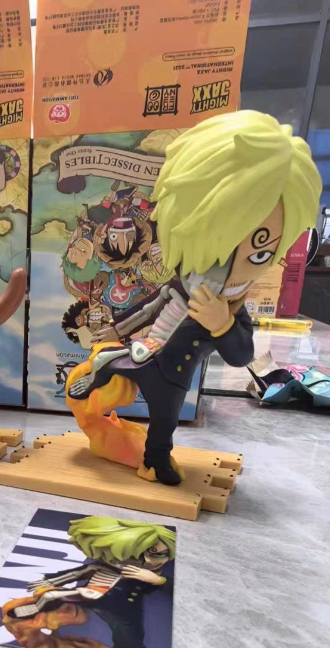 Hot Figure Set The Straw Hat Pirates Blind Box Luffy Zoro Sanji Usopp Pvc Action Figure Toys Collectible Model Dolls Toy