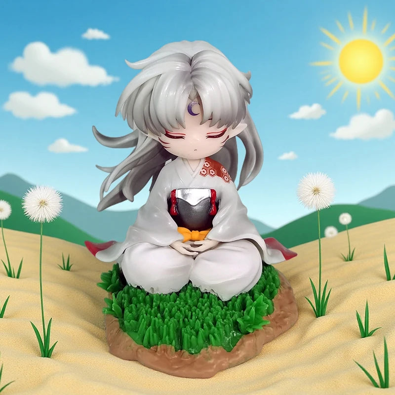 New Anime Inuyasha Figure Sesshoumaru Figures Figurine Model Collection Doll Desk Decoration Statue Kids Toys Birthday Gifts