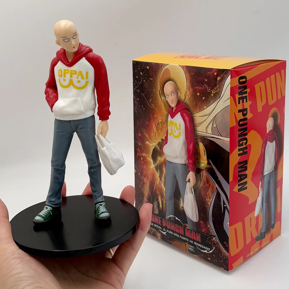 One Punch Saitama PVC Action Figure 16cm One Punch Man Funny Collect Model Toys Gift