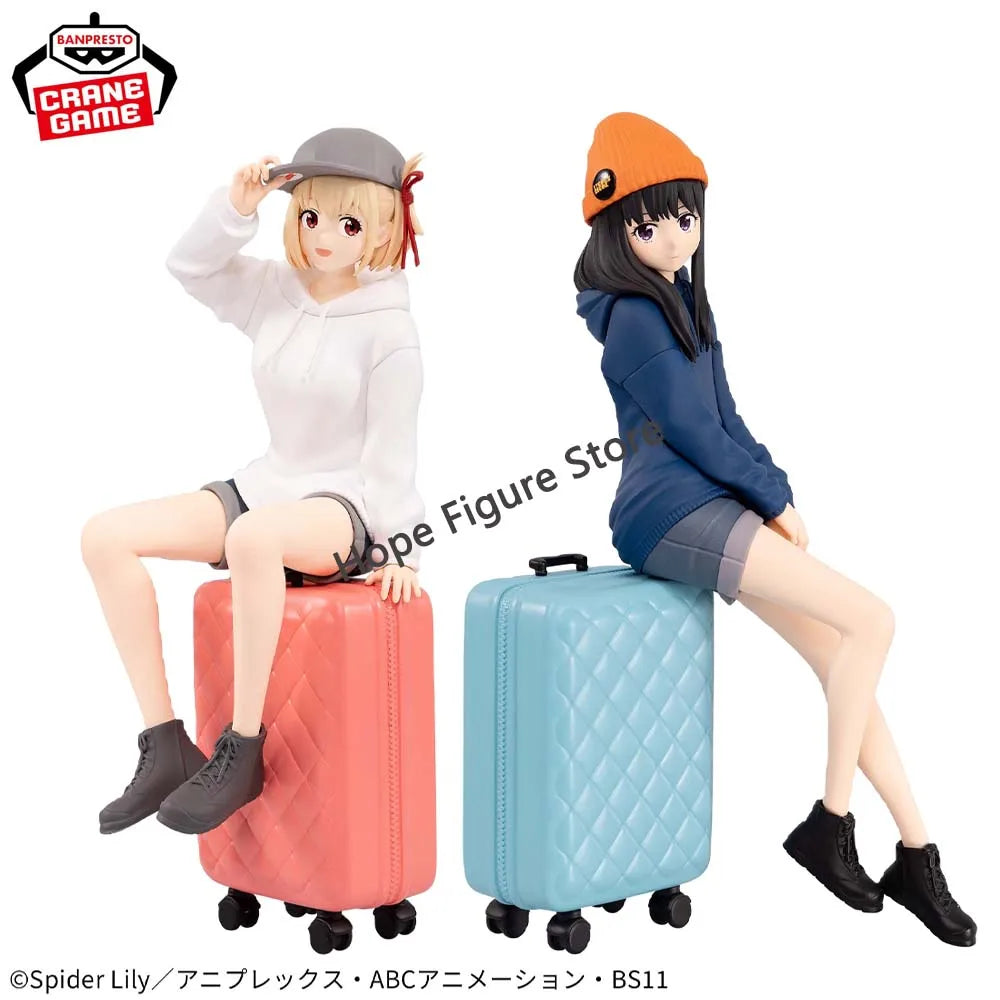 In Stock Original BANPRESTO Lycoris Recoil Two's Trip Nishikigi Chisato Inoue Takina Figure Anime Model Genuine Boxed Toy