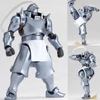 Fullmetal Alchemist Alphonse Elric Anime Movable Action Figurines Garage Kit Mechanical Arm Boy&Armor Knight Toy Collect Gifts
