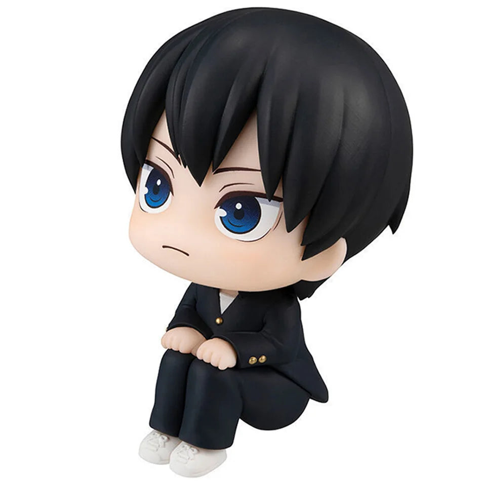 10cm Anime Haikyuu Figure Hinata Shoyo Tobio Kageyama 2pcs Set Action Figural Doll Toy Car Kawaii Decoration PVC Model Kids Gift