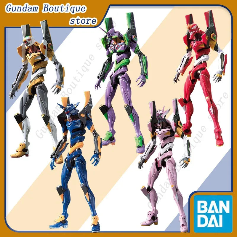 Bandai Genuine RG EVANGELION UNIT-00/01/02/03/04/06/08a WEAPO SET Anime Action Figure Collectible Assembly Model Toys Children