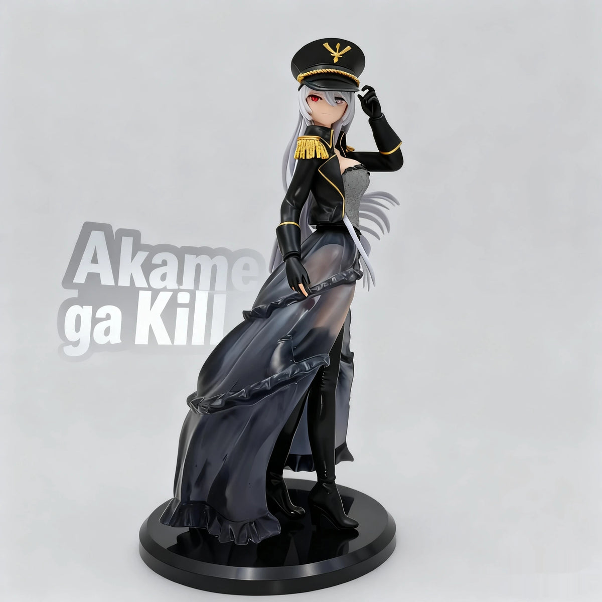 24cm Akame ga Kill！ Esdeath vs Akame Duel Ver Posable Figure with Base Collectible Desktop Ornament Trendy Toy Anime Fans Gift