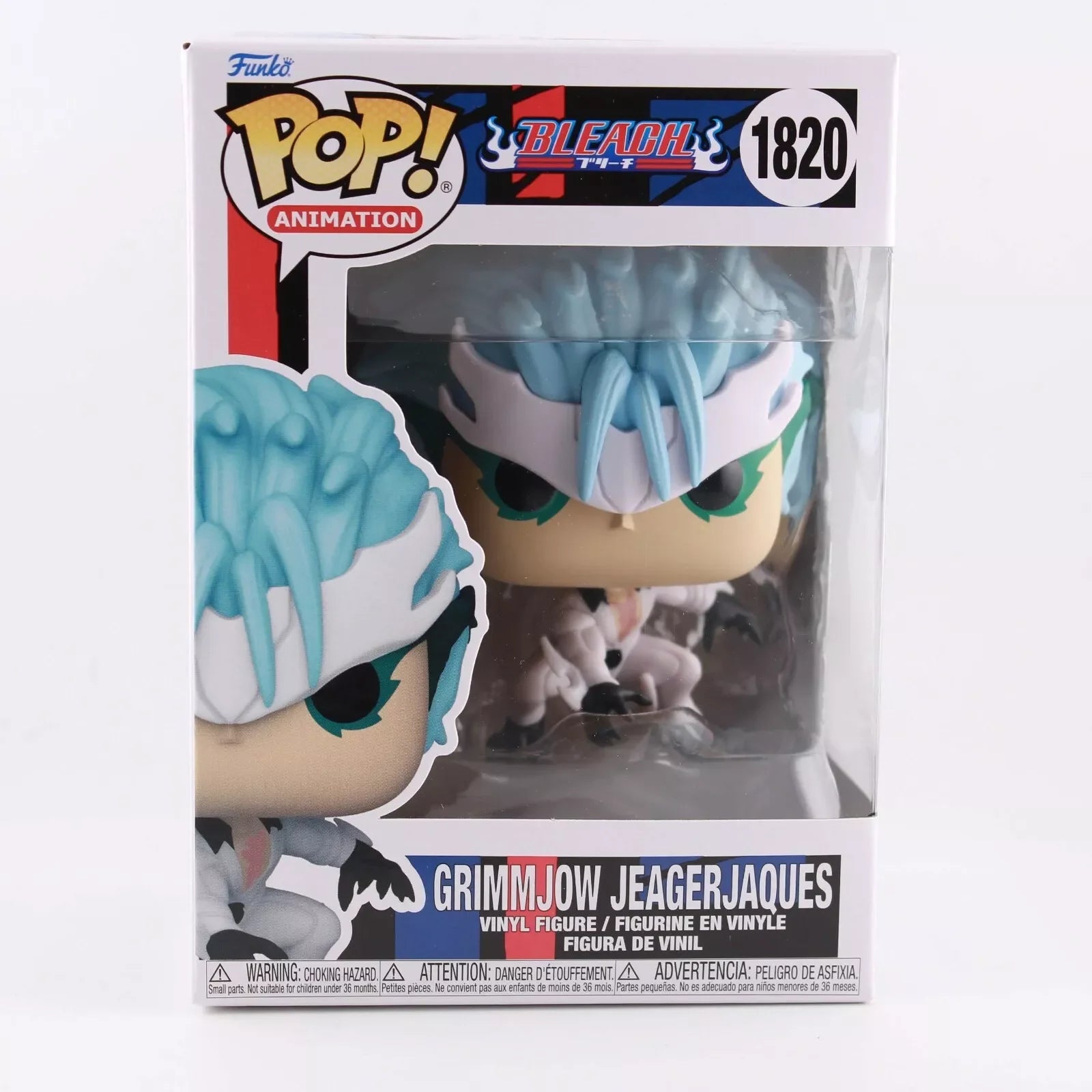 BLEACH Grimmjow Jeagerjaque Anime Figure Funko Pop #1820 Figures 3.95 inches Vinyl figure Collectible Limited Edition Toy Gift