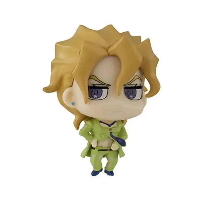 1Pc High Quality JOJOs Bizarre Adventure Action Figure Toy Amine Q Version 4.5cm Giorno Giovanna Bruno Bucciarati Toys Gifts