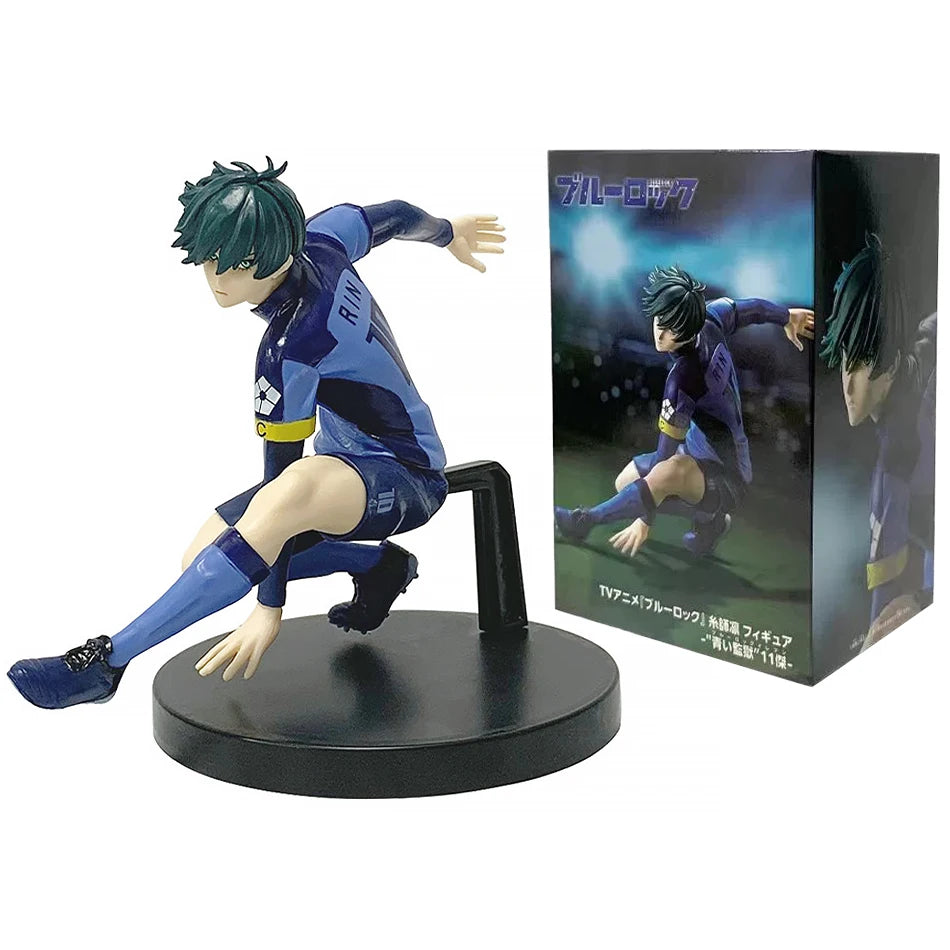 13CM Anime Figure BLUE LOCK Nagi Seishiro Rin Itoshi Action Figures Collection Model Figurine Doll Ornament Children Toy Gift