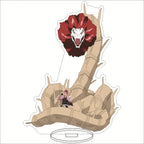 Anime BLEACH Acrylic Stand Manga Figures Kurosaki Ichigo Miniatures Figurines Garage Kits Model Toys GK Ornaments Decoration