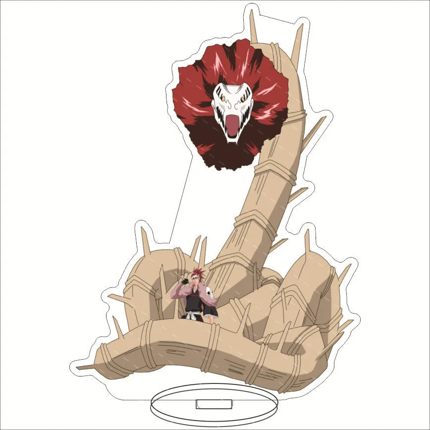 Anime BLEACH Acrylic Stand Manga Figures Kurosaki Ichigo Miniatures Figurines Garage Kits Model Toys GK Ornaments Decoration