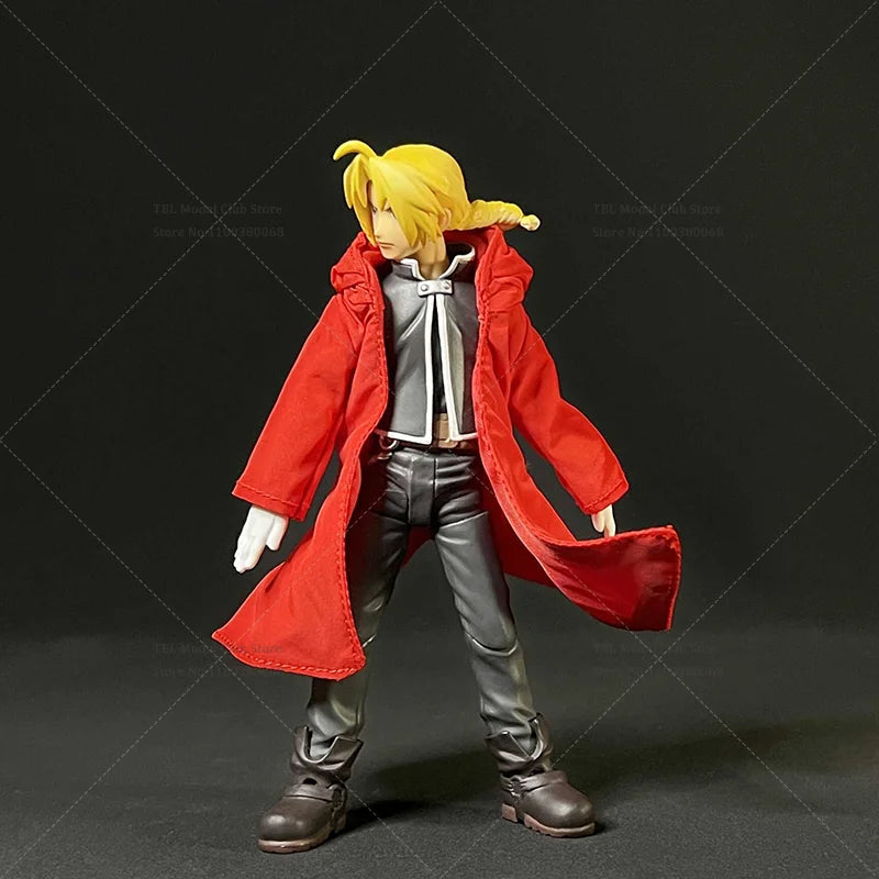1/12 Scale Male Clothes Windbreaker Fullmetal Alchemist Edward Elric Japanese Anime For SHF 6-inch Action Figure Soldier Scene