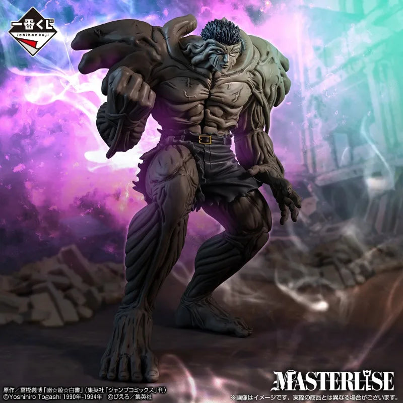 In Stock Bandai Yu Yu Hakusho Ichiban Kuji Yusuke Urameshi Hiei Kurama Toguro Figure Acton Anime Model Collectible Toys Gift Boy