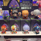 Original EVA Neon Genesis Evangelion Cute Mini Sit New Century Evangelion Anime Figure  Model Ornament Desk Decor Toys Gifts