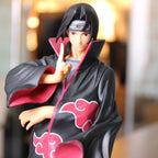 23CM Anime Naruto Shippuuden Uchiha Itachi Akatsuki Organization Gi Dress Up Model Toy Gift Collection Action Figure PVC